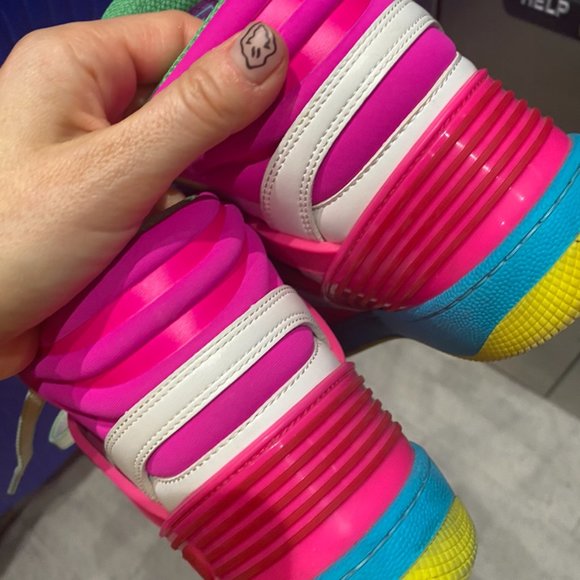 Gucci Basketball Sneakers Multicolored. - Picture 6 of 7